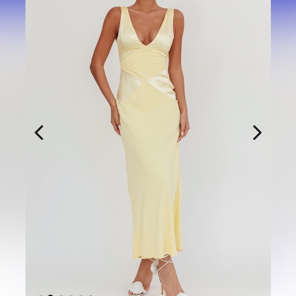 Selfie Leslie Dresses Selfie Leslie Yellow Midi Dress Poshmark